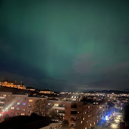 Penthouse I Sentrum Med Balkong Og Utsikt - Ingen Rengjoringsgeby Oslo