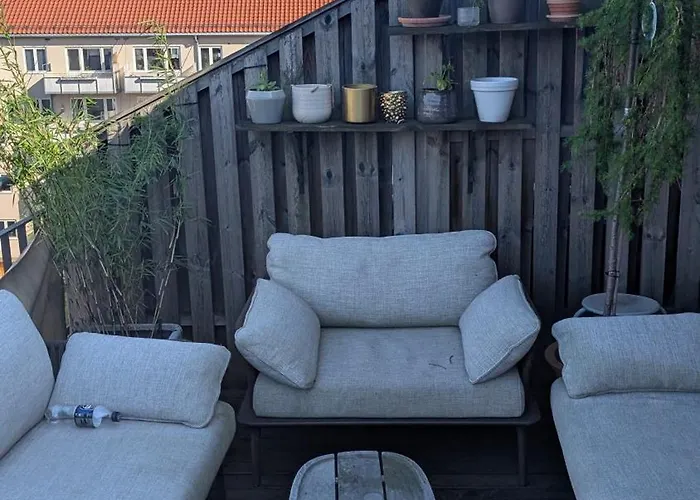 Penthouse I Sentrum Med Balkong Og Utsikt - Ingen Rengjoringsgeby Apartment